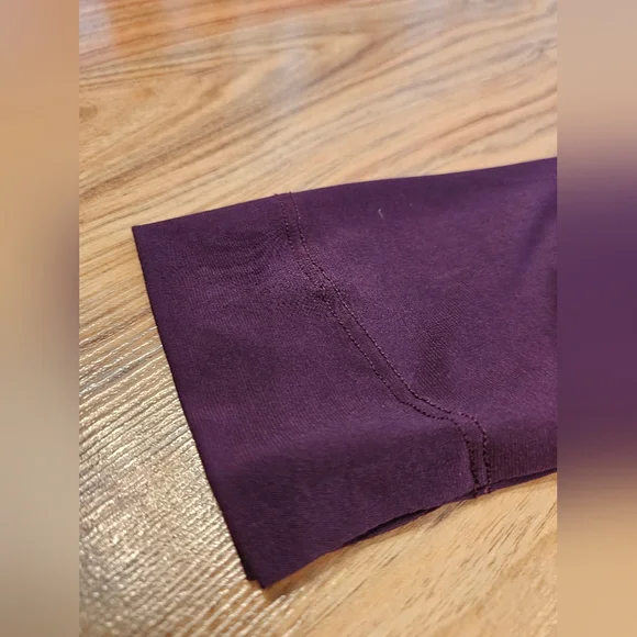 Elegant Purple Wrap Dress - Picture 11 of 11